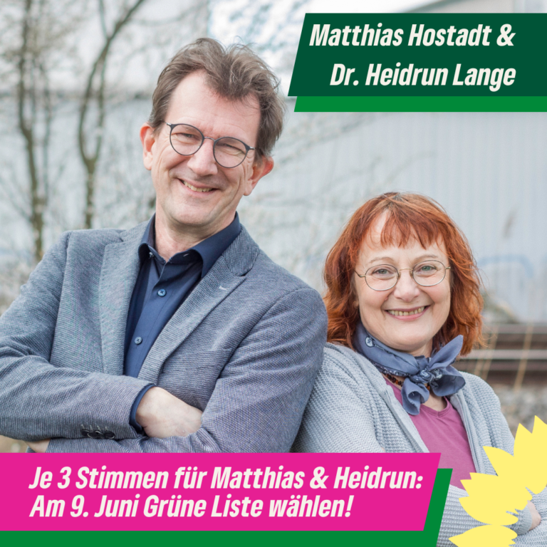 Je 3 Stimmen FÜR Matthias & Heidrun!