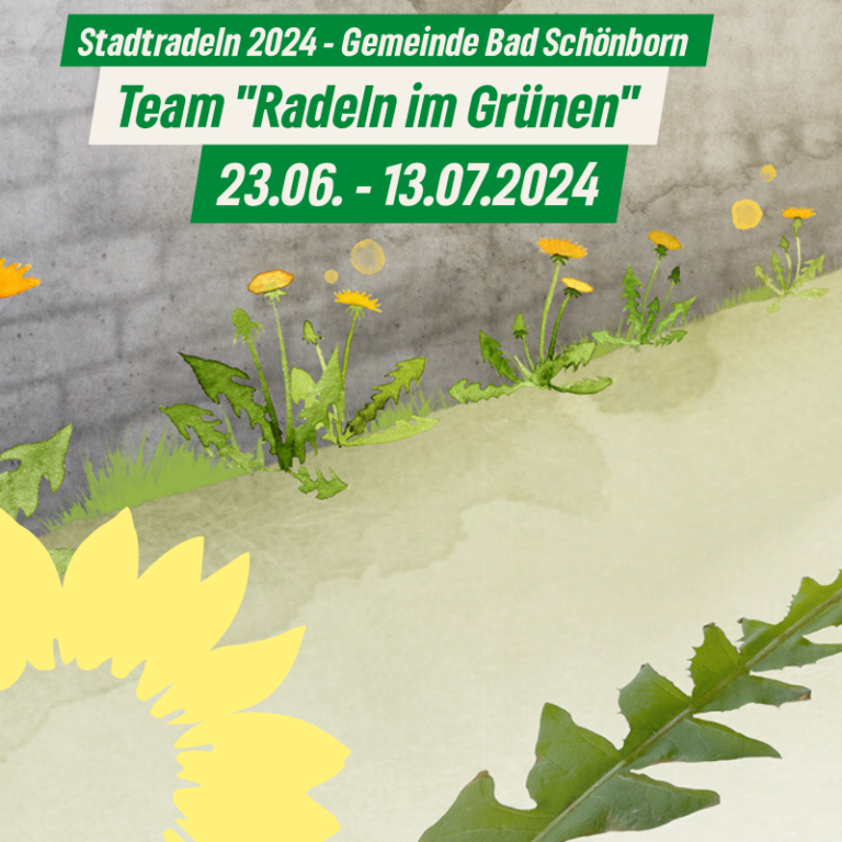 Stadtradeln 2024 – TEAM „Radeln im Grünen“